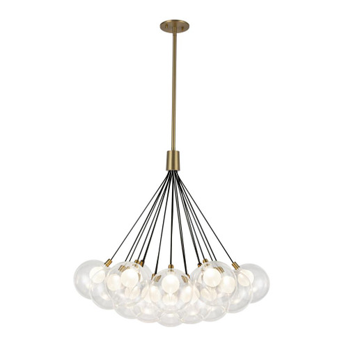Bolla 28-in Brushed Gold LED Chandelier (461|CH3128-BG)