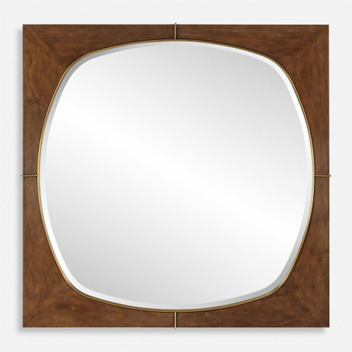 Uttermost Garonne Square Walnut Mirror (85|09973)