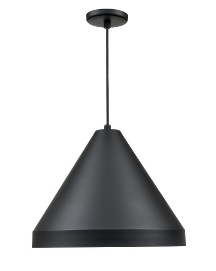 R Series 1-Light Cord Hung Cone Satin Black (670|RCC17-SB)