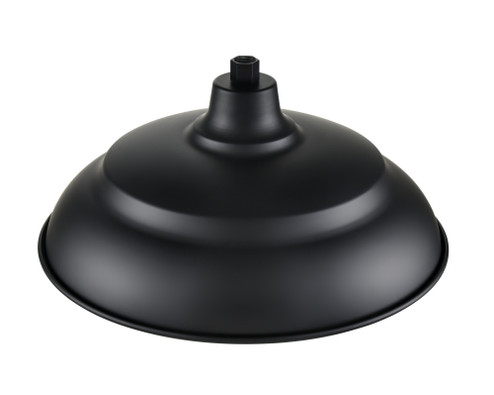 R Series 1-Light Aluminum Warehouse Shade Satin Black (670|RALWHS20-SB)