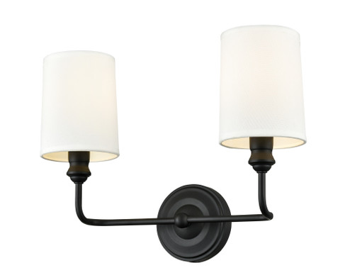 Leena 2-Light Vanity Matte Black (670|99802-MB)
