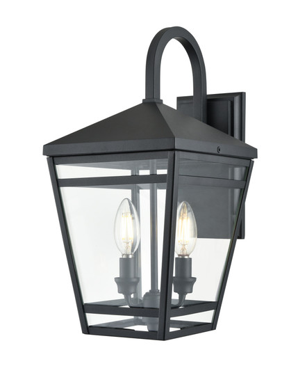 Seager 2-Light Outdoor Wall Sconce Textured Black (670|82102-TBK)