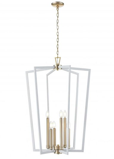 Lizabeth 6-Light Pendant Light Matte White/Modern Gold (670|4526-MW/MG)