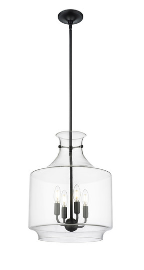 Mahannah 4-Light Pendant Light Matte Black (670|22804-MB)