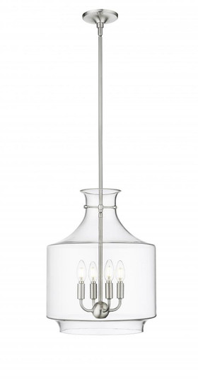 Mahannah 4-Light Pendant Light Brushed Nickel (670|22804-BN)