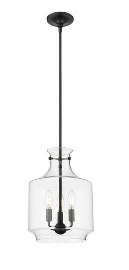 Mahannah 3-Light Pendant Light Matte Black (670|22803-MB)
