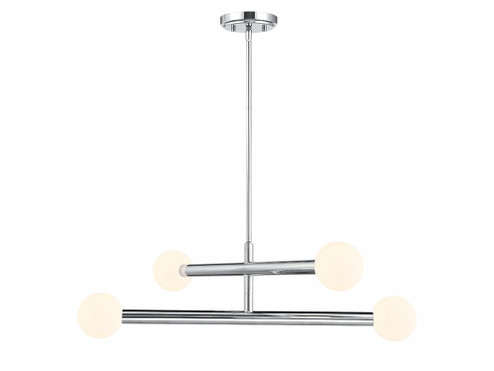 4-Light Chandelier in Chrome (8483|M100133CH)