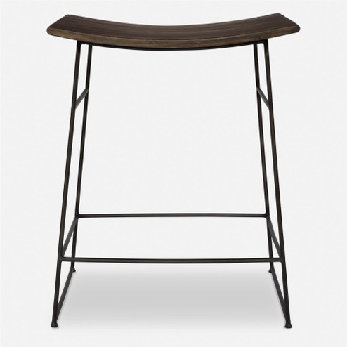 Uttermost Thura Walnut Counter Stool (85|25299)