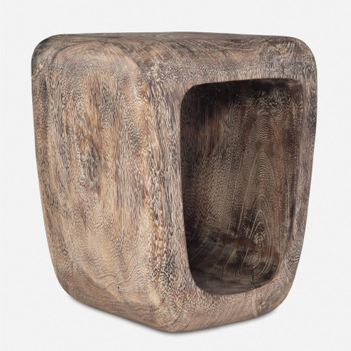 Uttermost Loophole Bleached Wash Accent Stool (85|24901)