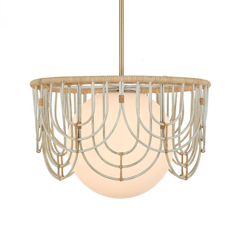 Uttermost Arches 1 Light Rattan Pendant (85|21605)