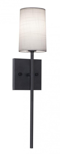 Rose 1 Light Sconce CB BK (1|ROSS0420CBBK)