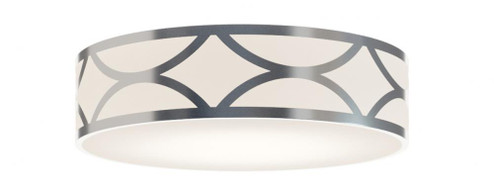 Lake 24'' LED Flush Mount, 42W, 120-277V, NP w/MS (1|LAKF24LAJUDNP-MS)