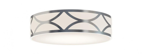 Lake 20'' LED Flush Mount, 42W, 120-277V, NP w/MSBB (1|LAKF20LAJUDNP-MSBB)