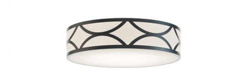 Lake 3 Light 16'' Flush Mount, 120V, BK (1|LAKF16MBBK)