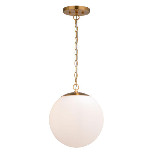 Linden 12-in. 1 Light Globe Pendant Muted Brass (51|P0414)