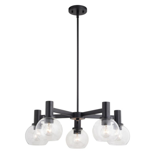 Marshall 27-in. 5 Light Chandelier Matte Black (51|H0296)
