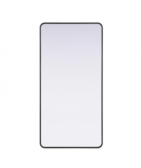 R Corner Mirror 30''x60''x2'' Black (758|MR8A3060BLK)