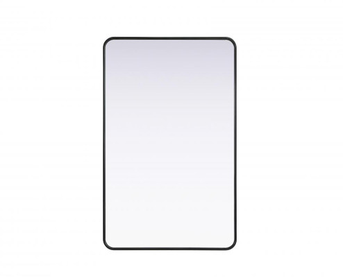 R Corner Mirror 30''x48''x2'' Black (758|MR8A3048BLK)