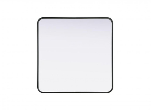 R Corner Square Mirror 30''x30''x2'' black (758|MR8A3030BLK)