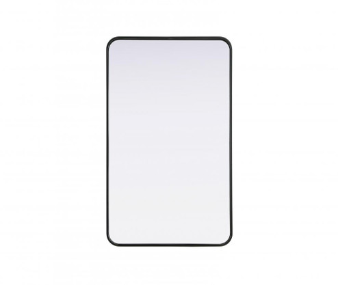 Contour Metal Rectangle Mirror 24x40 in Black (758|MR8A2440BLK)