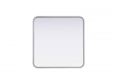 R Corner Square Mirror 24''x24''x2'' silver (758|MR8A2424SIL)