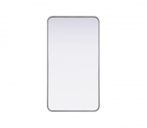 Contour Metal Rectangle Mirror 22x40 in Silver (758|MR8A2240SIL)