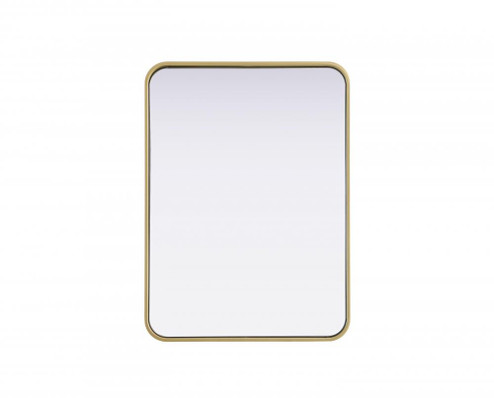 R Corner Mirror 22''x30''x2'' Brass (758|MR8A2230BRA)