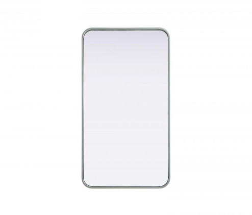 R Corner Mirror 20''x36''x2'' Silver (758|MR8A2036SIL)