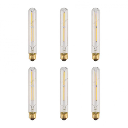 LED T10 E26 8W 120V LM900 3000K DIM D1.13 H7.28 (758|T10LED201-6PK)