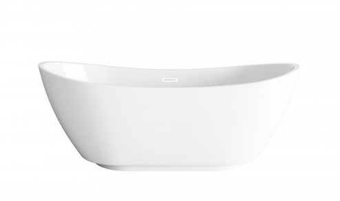 Bathtub 66.9x28.3x26 GW with WHT drain kit (758|BT10367GW-WHT)