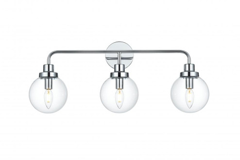 Hanson Wall Sconce L27.6''H11.7''E7.7'' C/GL Chrome (758|LD7035W28C)