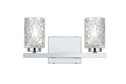 Cassie Wall sconce W14''E5.2''H7.7'' Chrome (758|LD7026W14C)