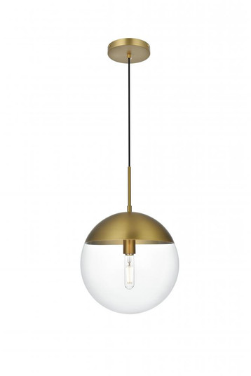 Eclipse 12 Inch Pendant Clear Shade in Chrome (758|LD6039SG)