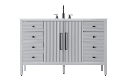 Vanity Cabinet 2Dr 6Dw 54x21.5x35 Grey (758|VF29654GR)