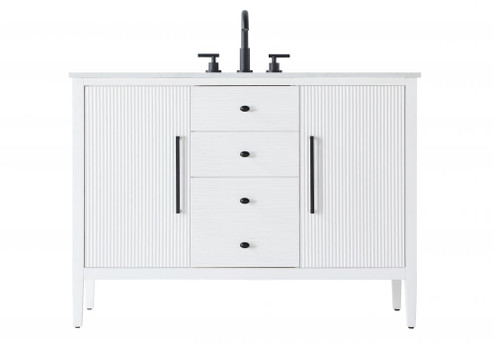 48 inch Single Bathroom Vanity in White (758|VF29648WH)