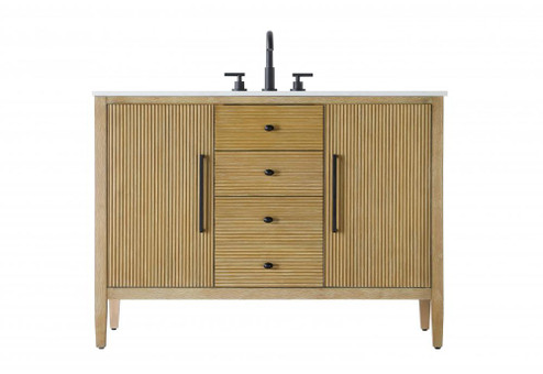 Vanity Cabinet 2Dr 2Dw 48x21.5x35 Linen Oak (758|VF29648LO)