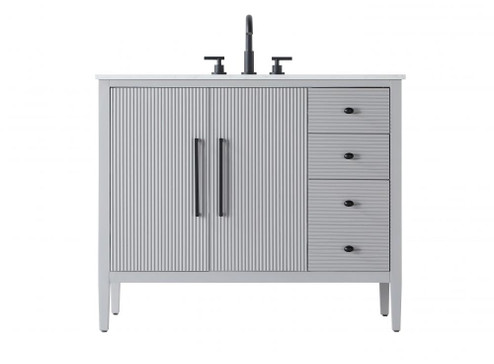 42 inch Single Bathroom Vanity in Grey (758|VF29642GR)