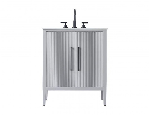 Vanity Cabinet 2Dr 30x21.5x35 Grey (758|VF29630GR)