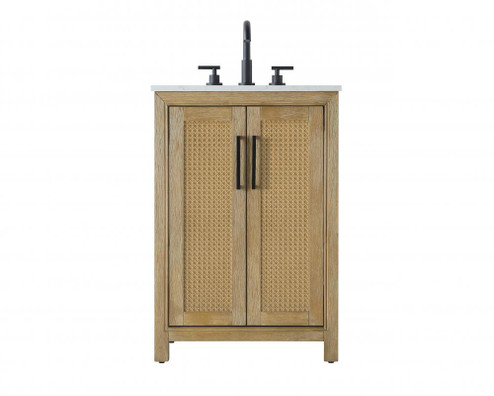 Vanity Cabinet 2Dr 24x21.5x35 Linen Oak (758|VF29524LO)