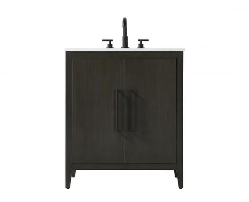 Vanity Cabinet 2Dr 30x21.5x35 Mocha Brown (758|VF29330MMB)