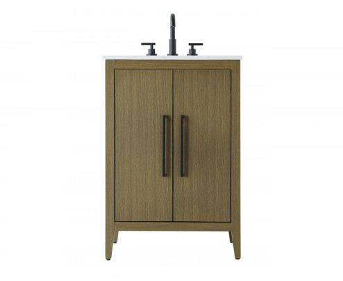 Vanity Cabinet 2Dr 24x21.5x35 Chestnut Brown (758|VF29324MCB)