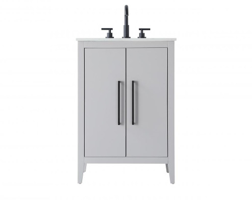 Vanity Cabinet 2Dr 24x21.5x35 Grey (758|VF29324GR)