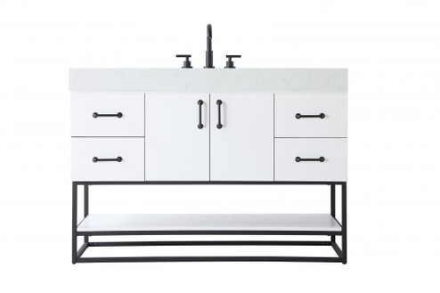 Vanity Cabinet 2Dr 4Dw 48x21.5x34 White (758|VF29248WH)