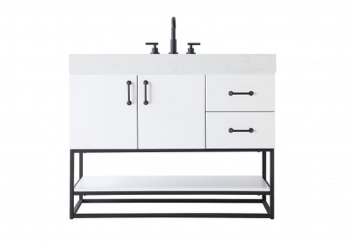 Vanity Cabinet 2Dr 2Dw 42x21.5x34 White (758|VF29242WH)