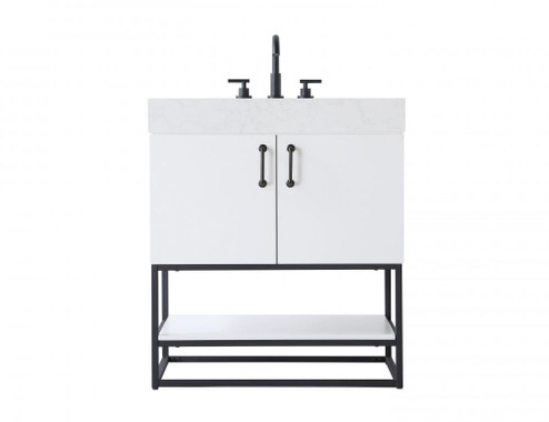 Vanity Cabinet 2Dr 30x21.5x34 White (758|VF29230WH)