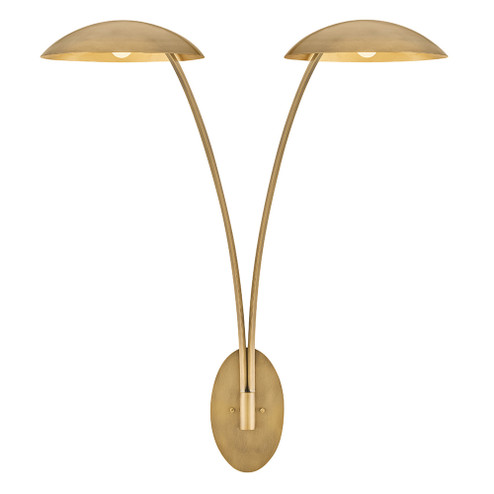Large Two Light Sconce (88|FR41642HB-GLF)