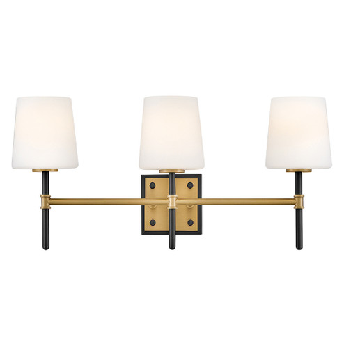 Medium Three Light Vanity (87|56953BK-LCB)