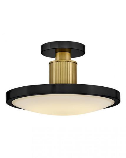 Medium Semi-Flush Mount (87|47593BK-LCB)