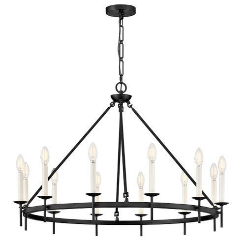 Large Ring Chandelier (87|47476BK)