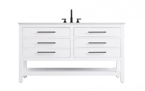 Vanity Cabinet 4DW 60''W x 22''D x 34''H White (758|VF60560WH)
